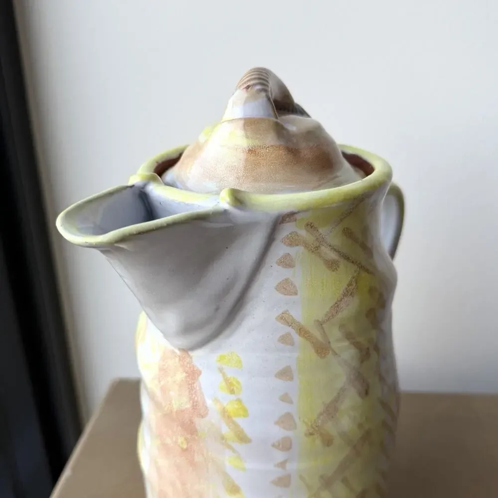 Diane Kenney Pottery Pitcher Jug With Handle 10